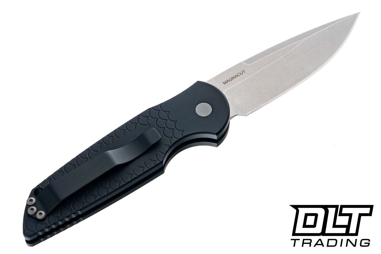 その他 jaxon PROTECH TDL-500 Pro-Tech TR-3 MagnaCut Auto | Fishscale Black Handle