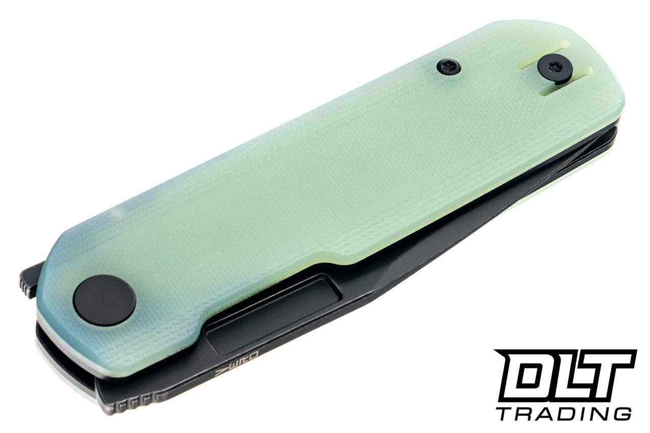 Vero Engineering Avid 1 - Jade G-10 - S45VN Blackwash Blade - DLT