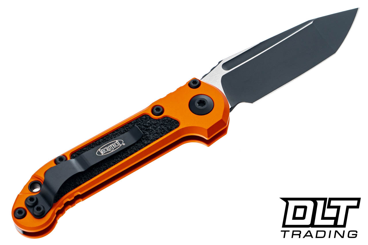 Microtech 1136-1OR LUDT Gen III T/E - Orange Handle - Black Blade