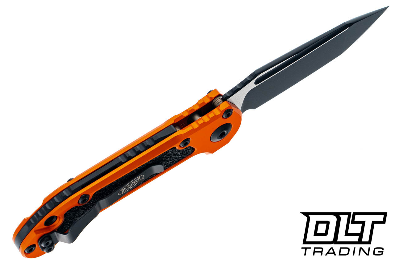 Microtech 1136-1OR LUDT Gen III T/E - Orange Handle - Black Blade