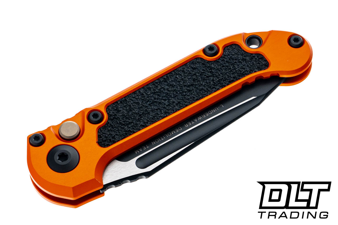 Microtech 1136-1OR LUDT Gen III T/E - Orange Handle - Black Blade