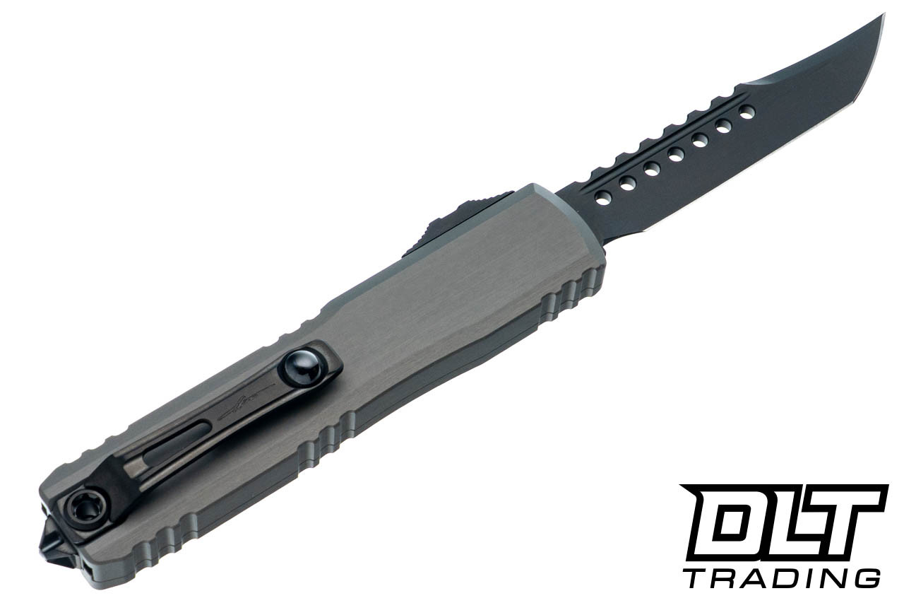 Microtech 1119-1DLCTNCS Ultratech ZBP - Natural Clear Handle - DLC