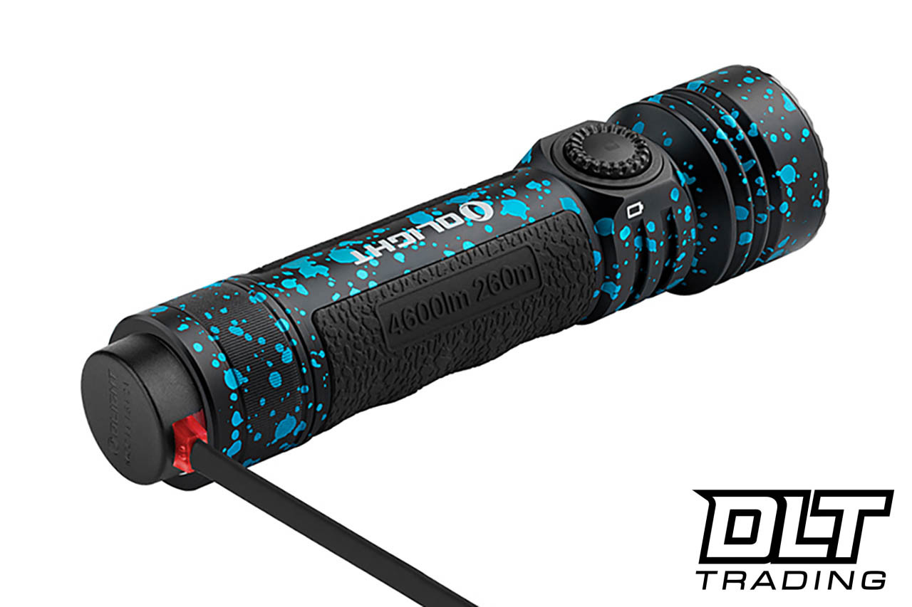 Olight Seeker 4 Pro High Power Flashlight - Deep Ocean - Cool