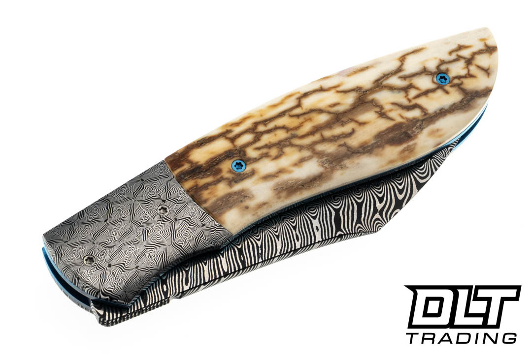 Milan Mozolic Custom Wharncliffe Turkish Twist - Mosaic Damscus