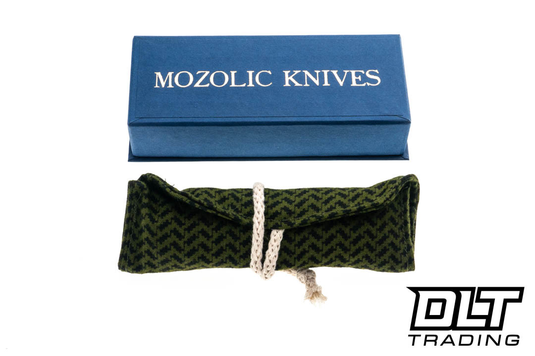 【美品】mowl Triarch Milan Mozolic Custom Wharncliffe Turkish Twist - Mosaic Damscus