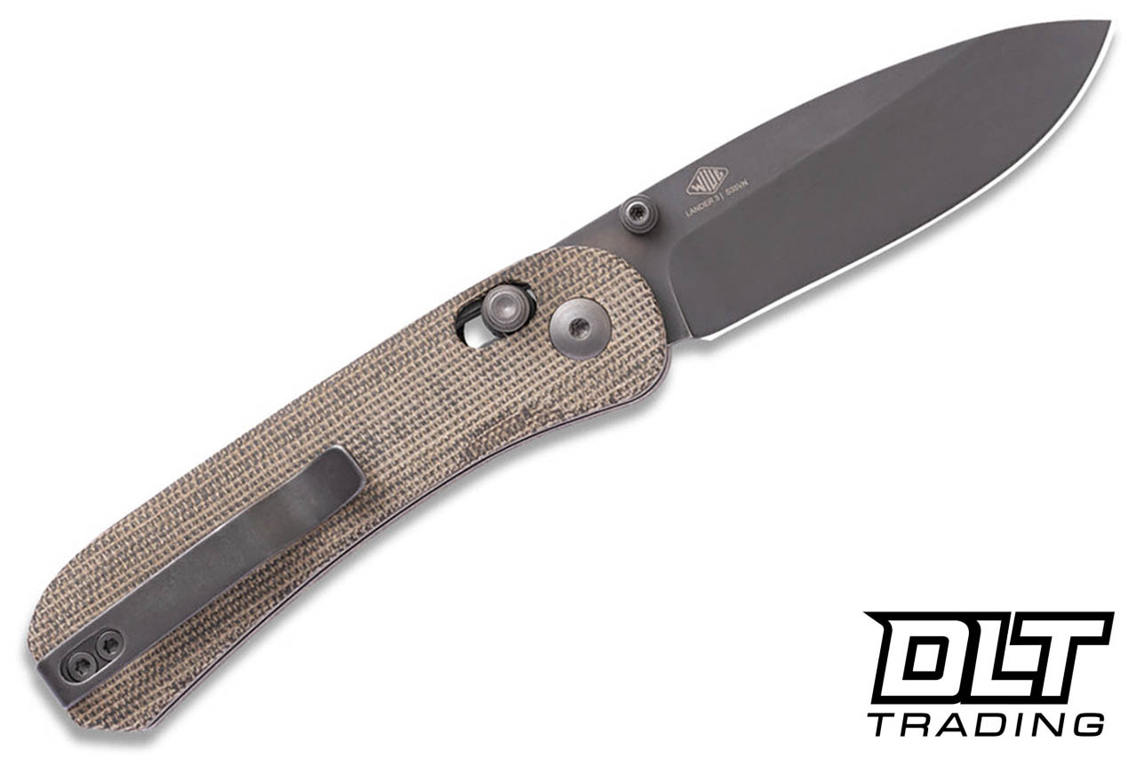 KNAFS Lander 3 - Moondust Micarta - Moondust S35VN Blade - Clutch