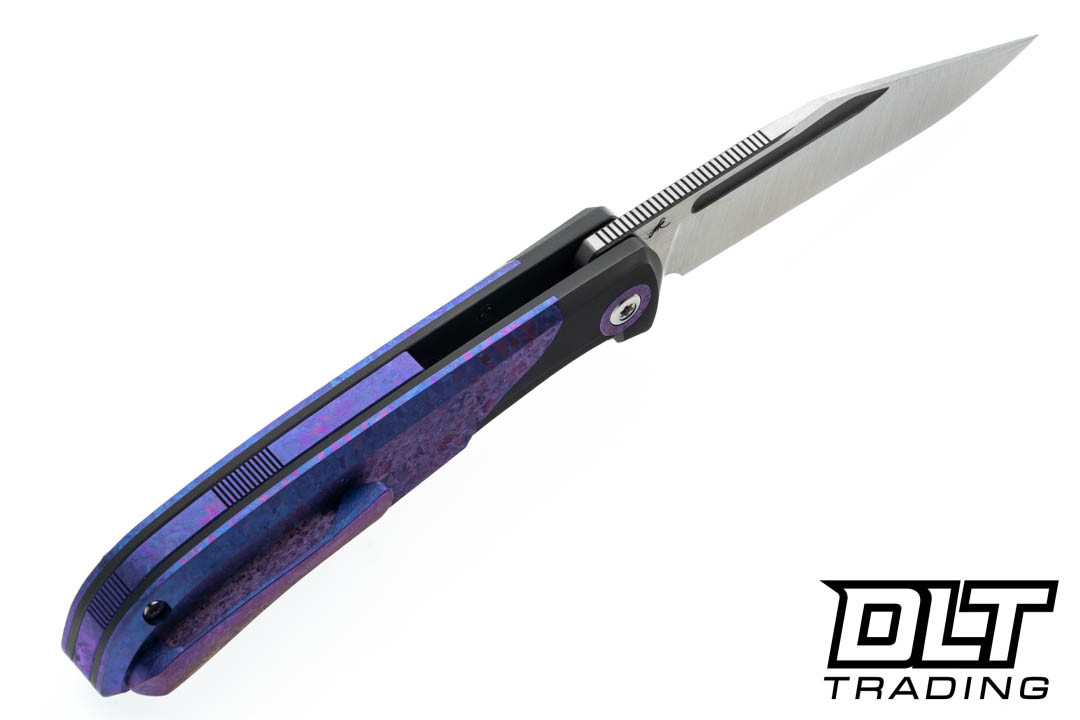Jack Wolf Scuffle - Crystalized Blurple Titanium - Belt Satin S90V