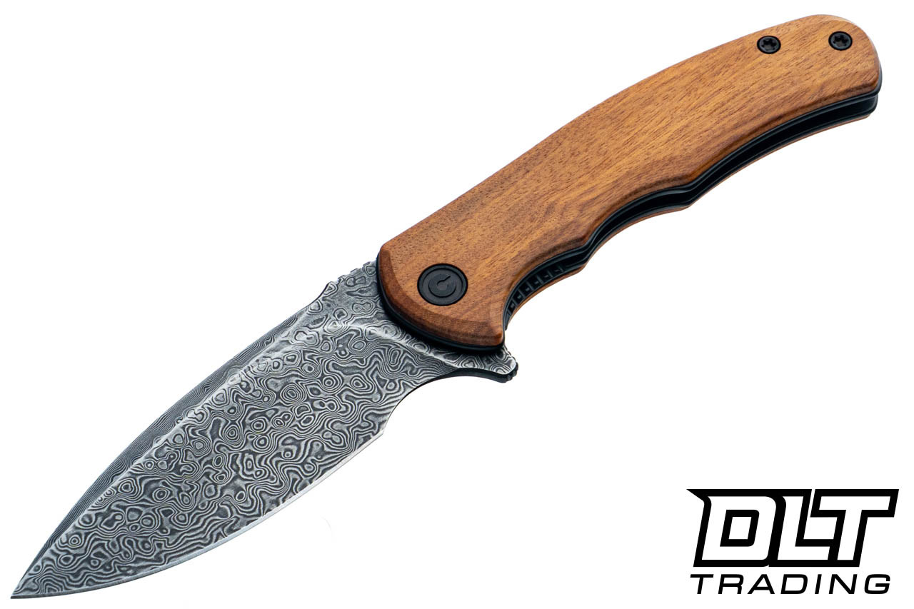 CIVIVI Knives 18026C-DS1 Mini Praxis - Guibourtia Wood - Black