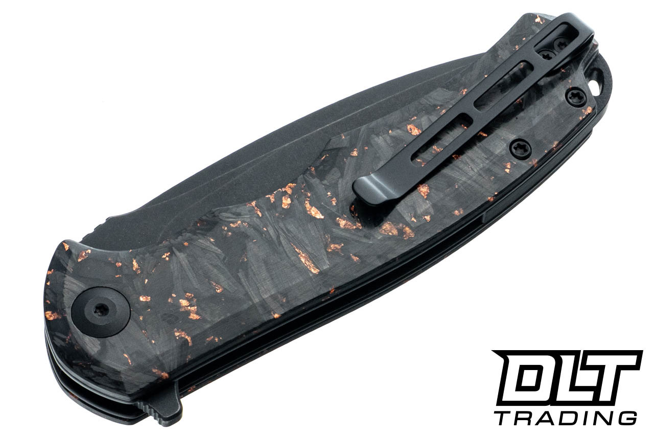 CIVIVI Knives 803I Praxis - Shredded Carbon Fiber & Copper Resin