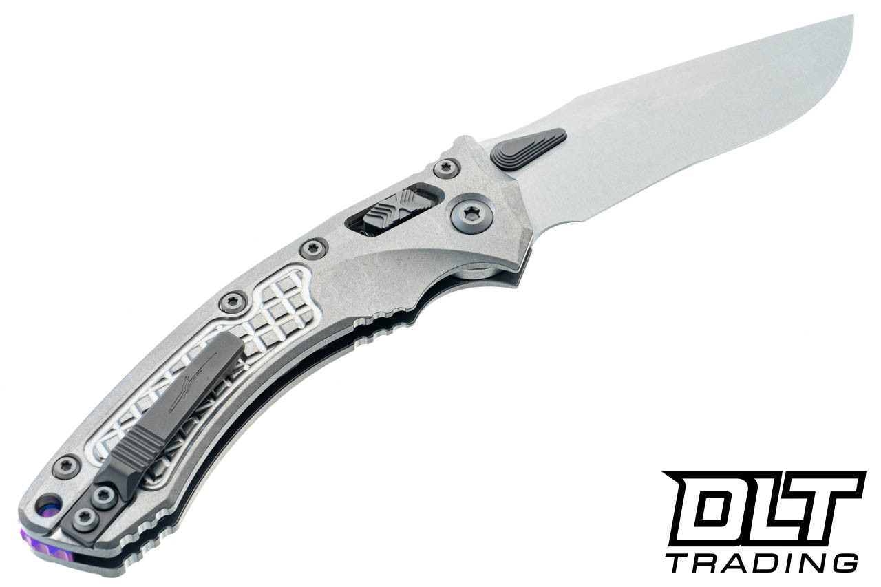 Microtech 137RL-10FRMS3 Amphibian Ram-Lok - Purple Backspacer