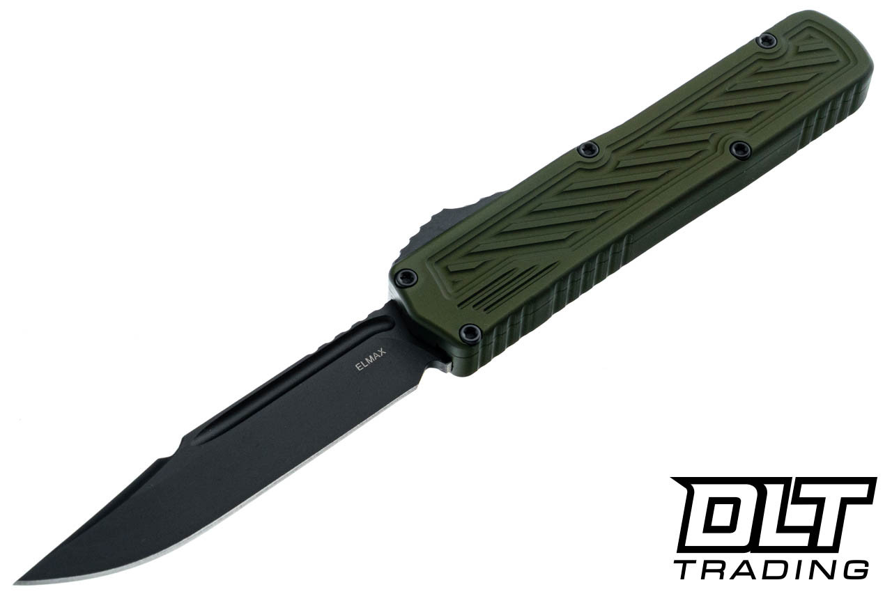 Guardian Tactical Scout OTF S/E - Black Clip Point Elmax Blade