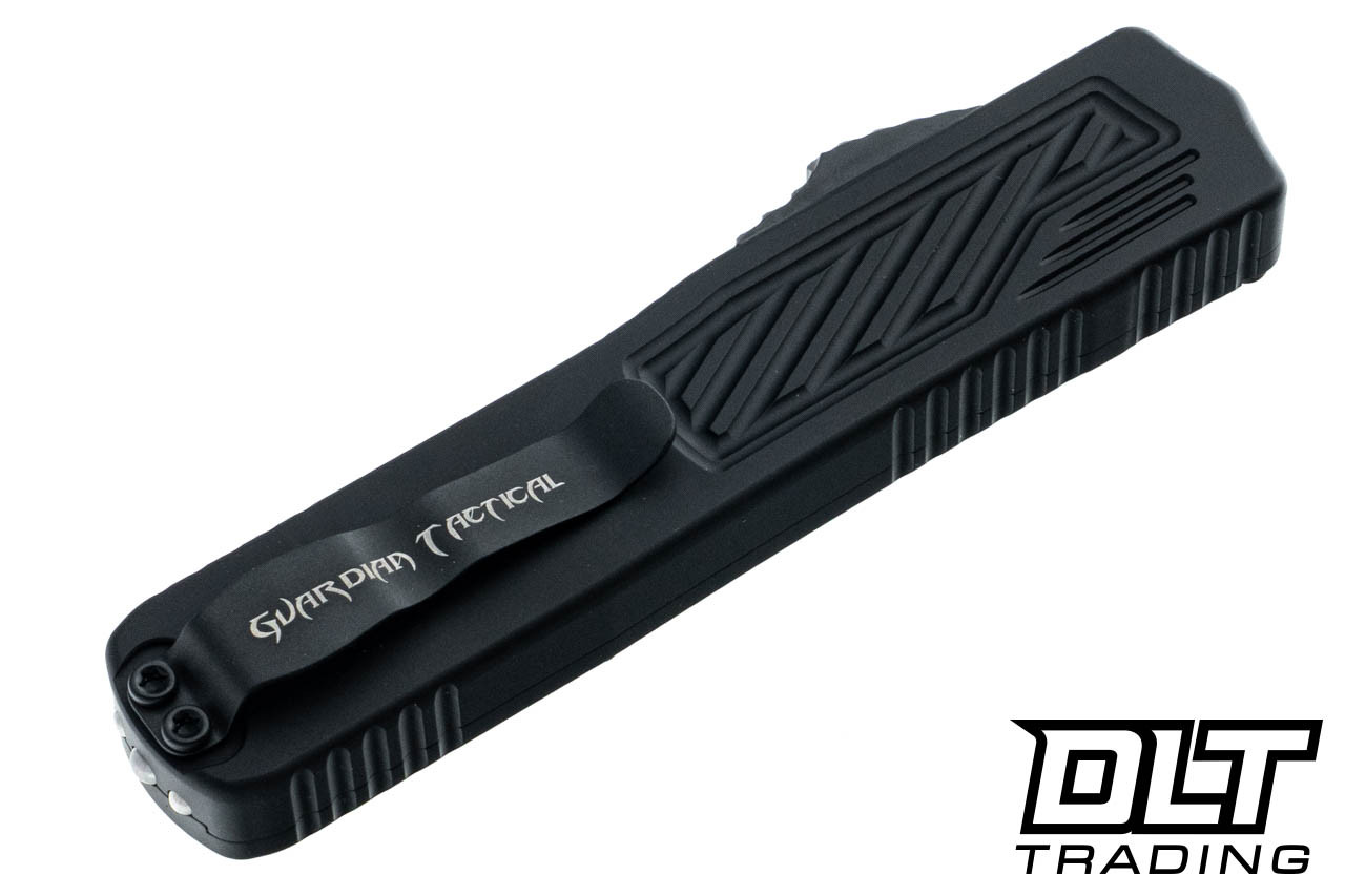 Guardian Tactical Scout OTF D/E - Black Dagger Elmax Blade - Black