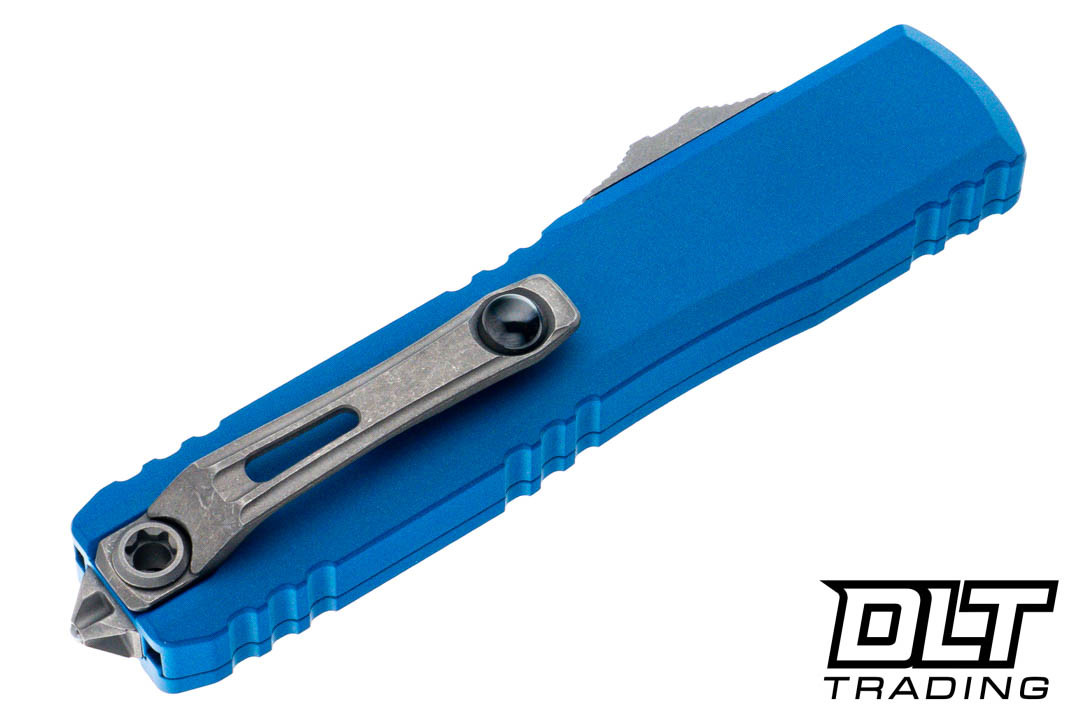 kuuネイビーM Microtech 1122-1BL-C1Z13 Ultratech ZBP D/E - Blue Cerakote Handle