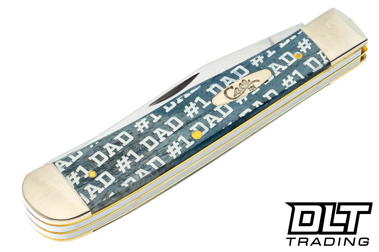 Case Trapper - #1 Dad - Gray Bone - DLT Trading