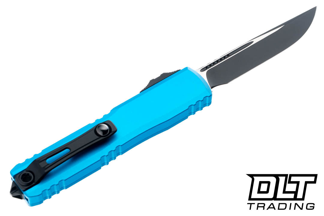 Microtech 11214-1BL Ultratech Gen IV S/E - Blue Handle - Black
