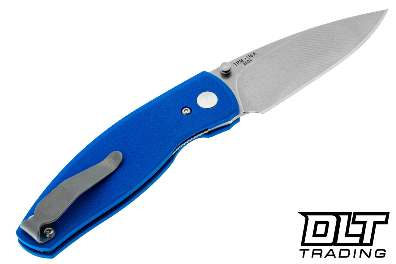 Three Rivers Manufacturing Neutron 2 20CV - Royal Blue G-10 - DLT