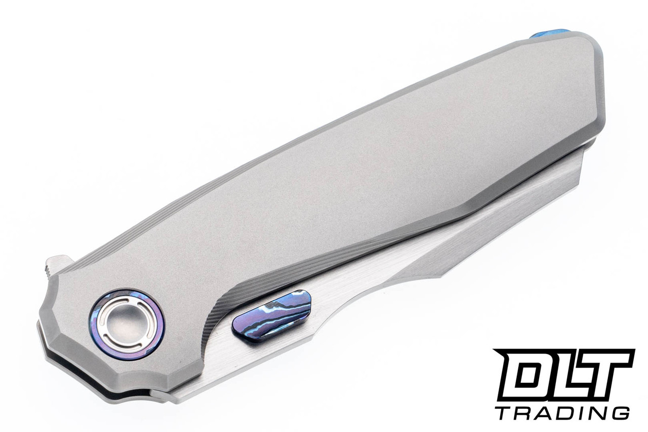Reate Mantis - Ti Bead Blasted Titanium Handle - Hand Rubbed Elmax