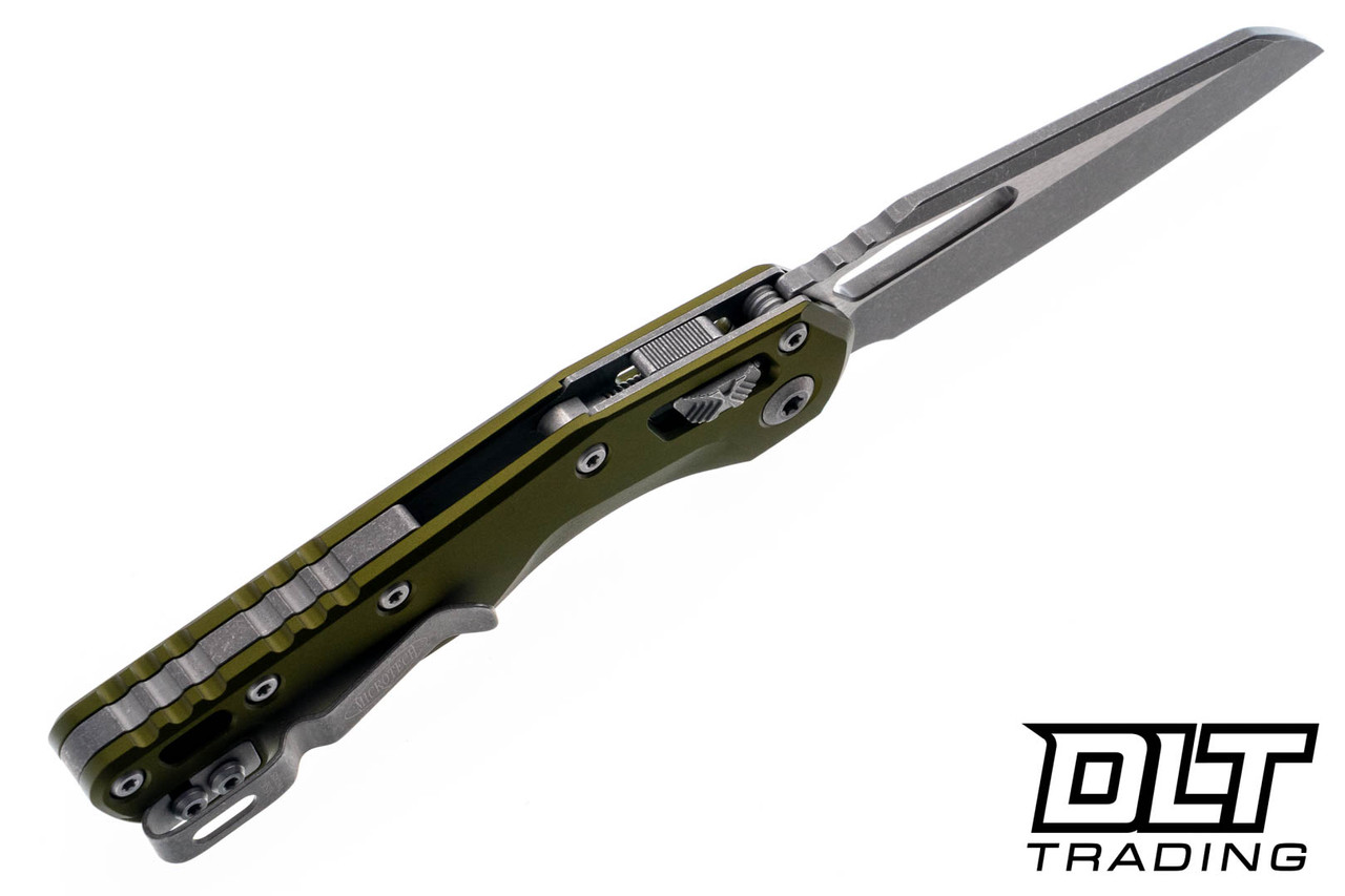 Microtech 210-10APOD MSI S/E - OD Green Handle - Apocalyptic Blade