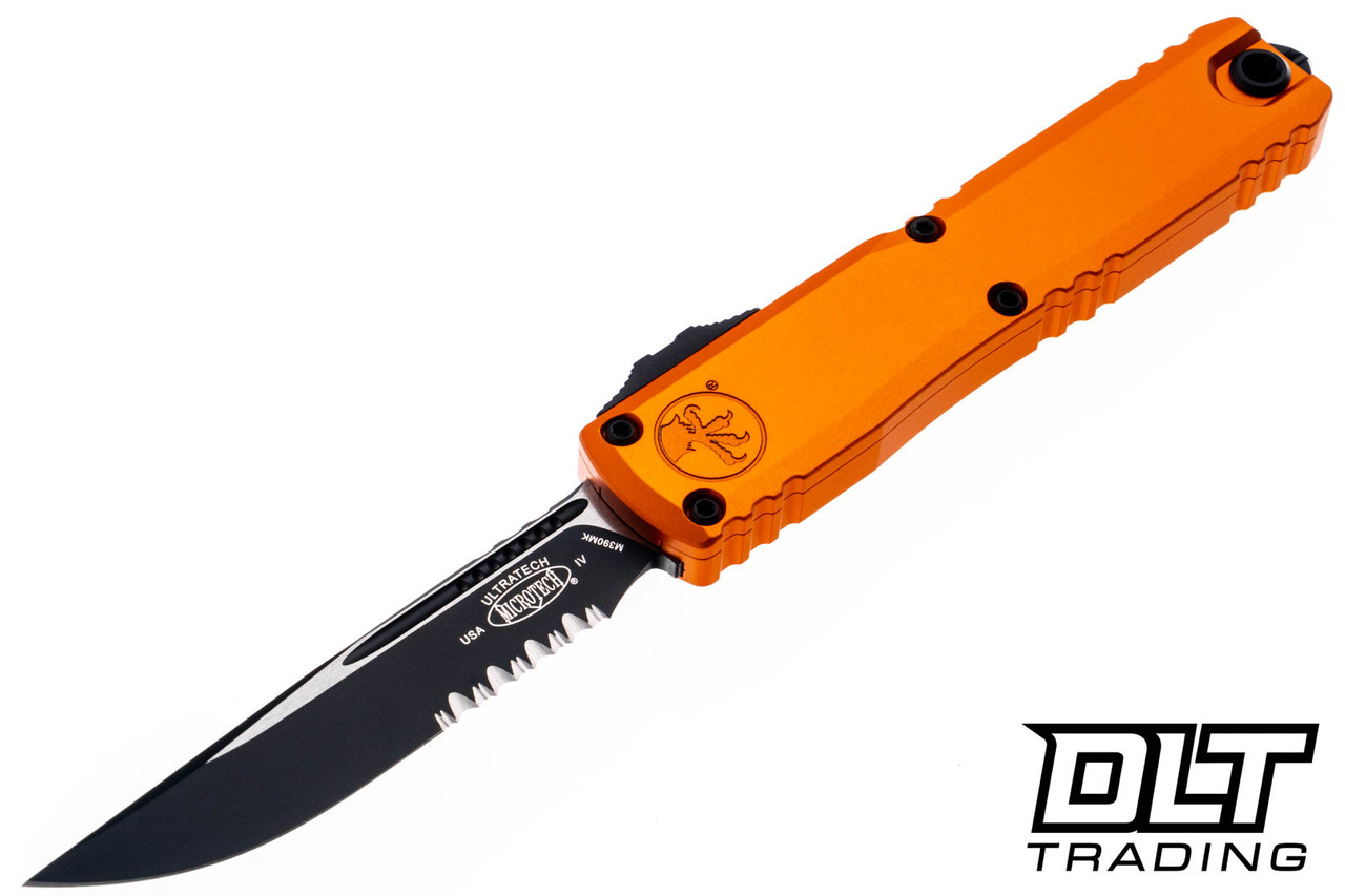 オレンジエムディア UV2本クレンジングセット Microtech 225-1TE-C17Z15 Dirac AUTO OTF Knife 2.92