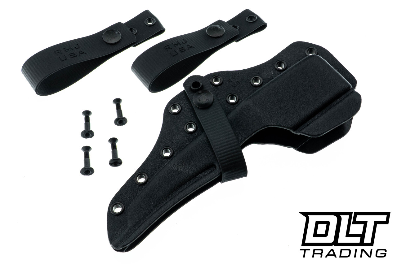 RMJ Tactcal Cuddles - S7 Tungsten Cerakote Blade - Black G-10