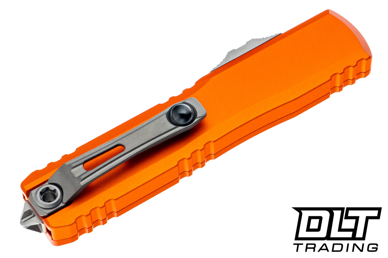 Microtech 11214-10OR Ultratech Gen IV - Orange Handle - Stonewash