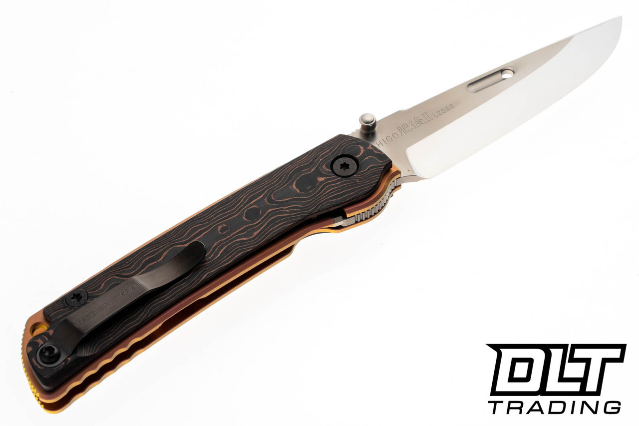 Higo II X-FCF - Camo Copper - ZDP-189 Clad by VG-10 Blade - DLT