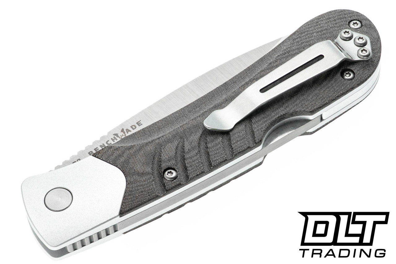 Benchmade Bone Collector 15050 Lockback - Green Canvas Micarta Rib