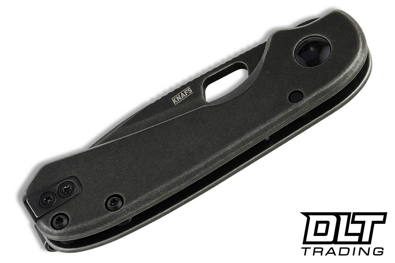 KNAFS Lander 5 - Black Stonewash - 8Cr14MoV Blade - DLT Trading