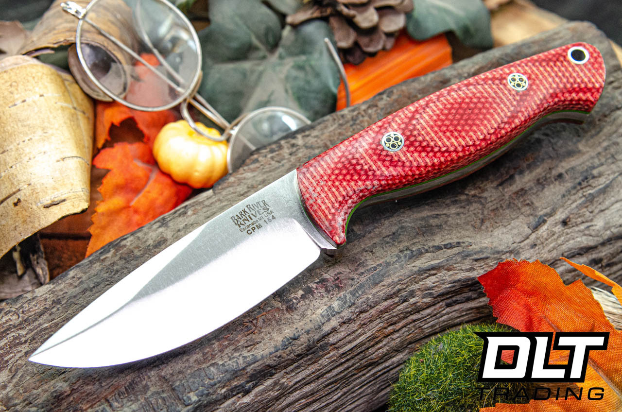 Bark River North Country EDC CPM-154 Firedog Canvas Micarta