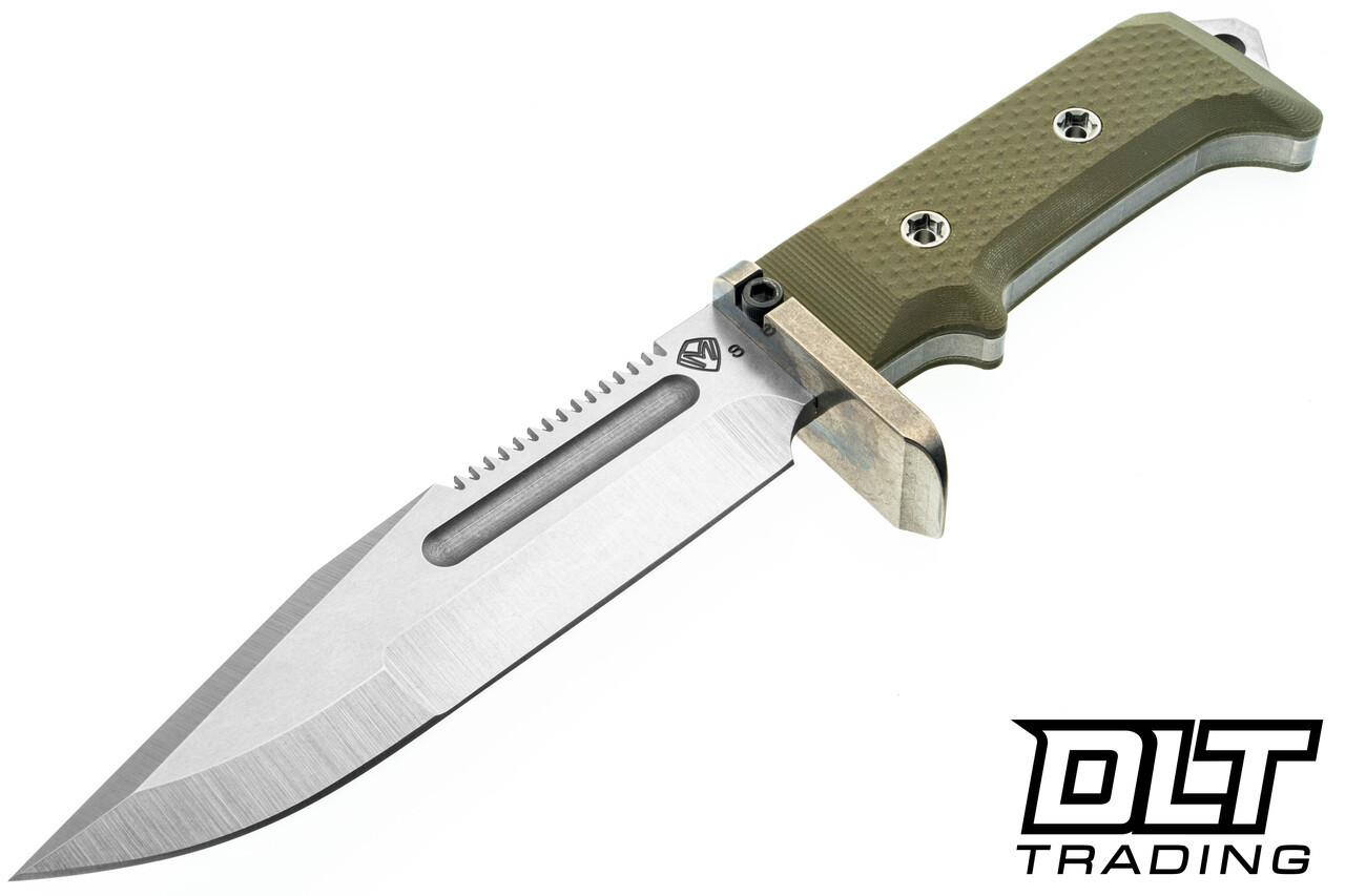 Medford USMC Raider - Tumbled S35VN Blade - OD Green G-10 - OD