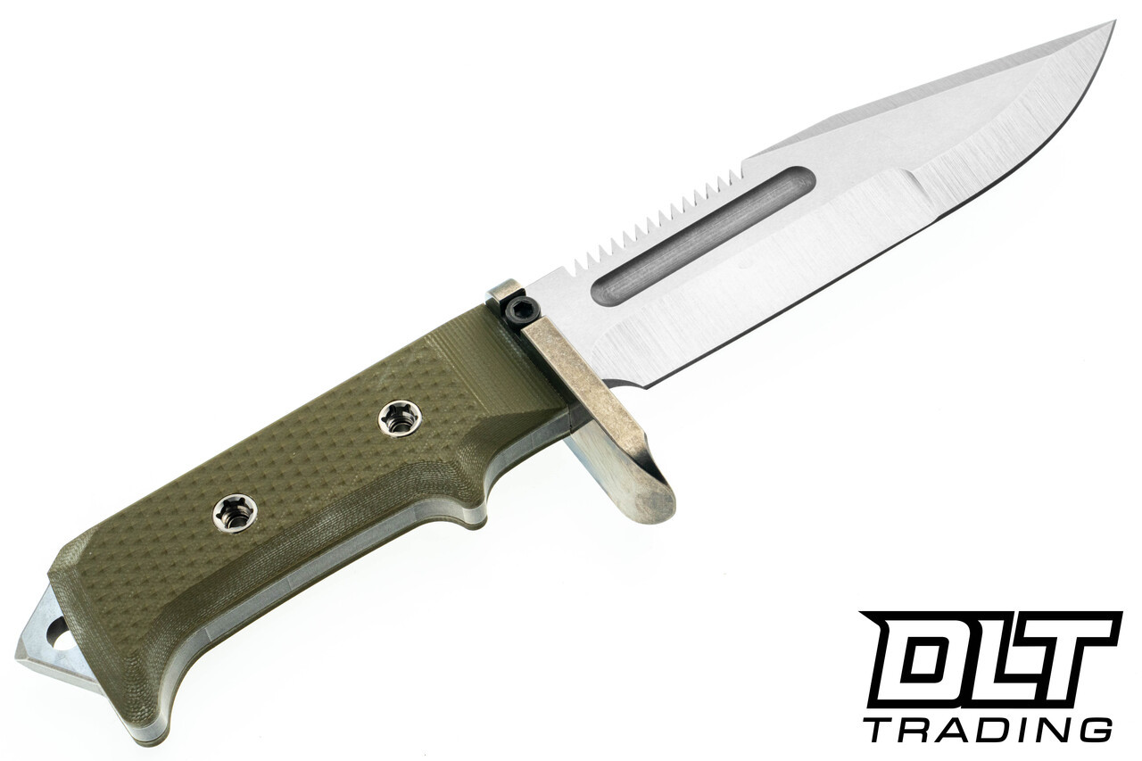 Medford USMC Raider - Tumbled S35VN Blade - OD Green G-10 - OD