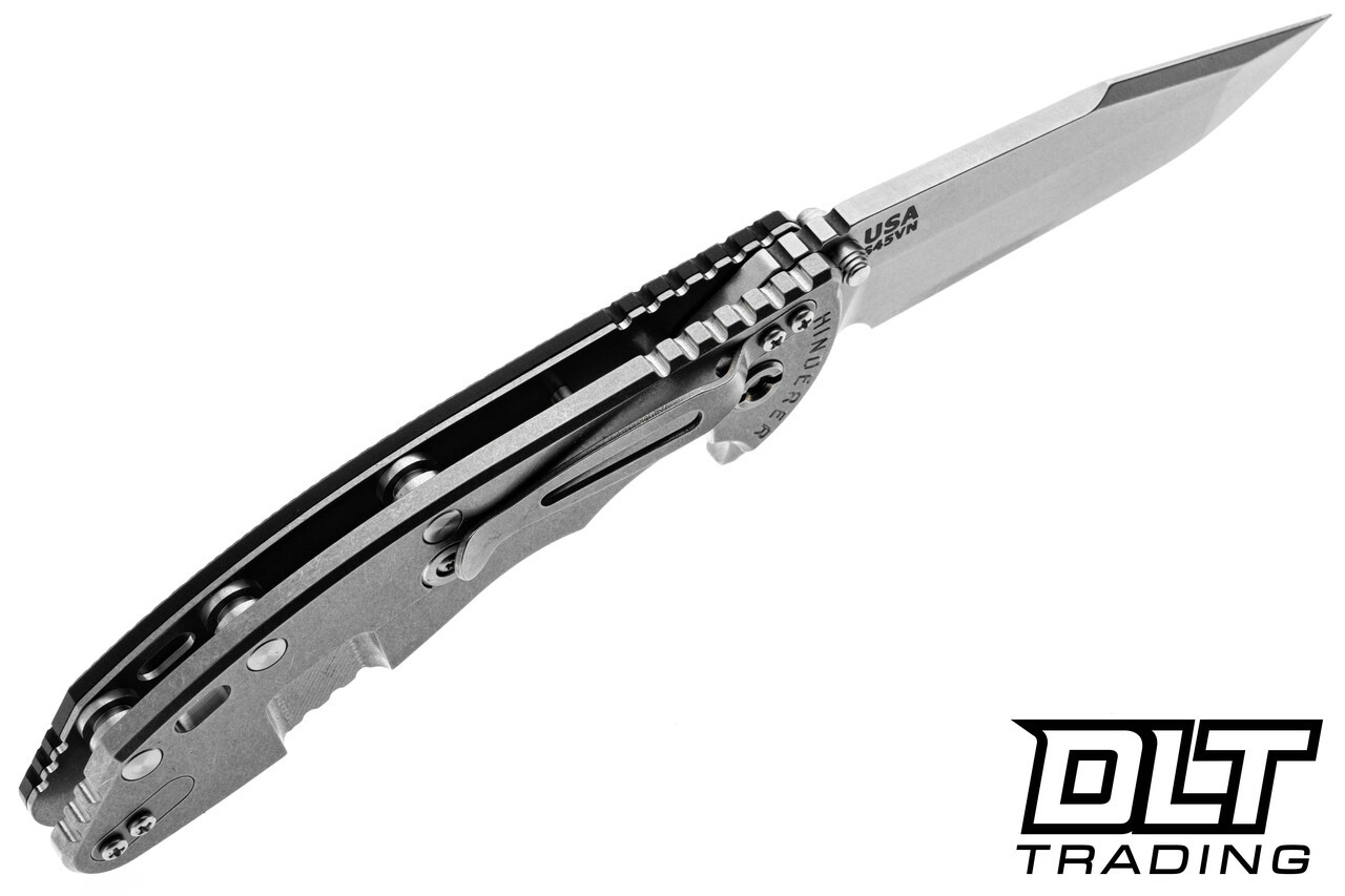 Hinderer XM-24 Harpoon Spanto S45VN - Stonewashed Titanium & Blade