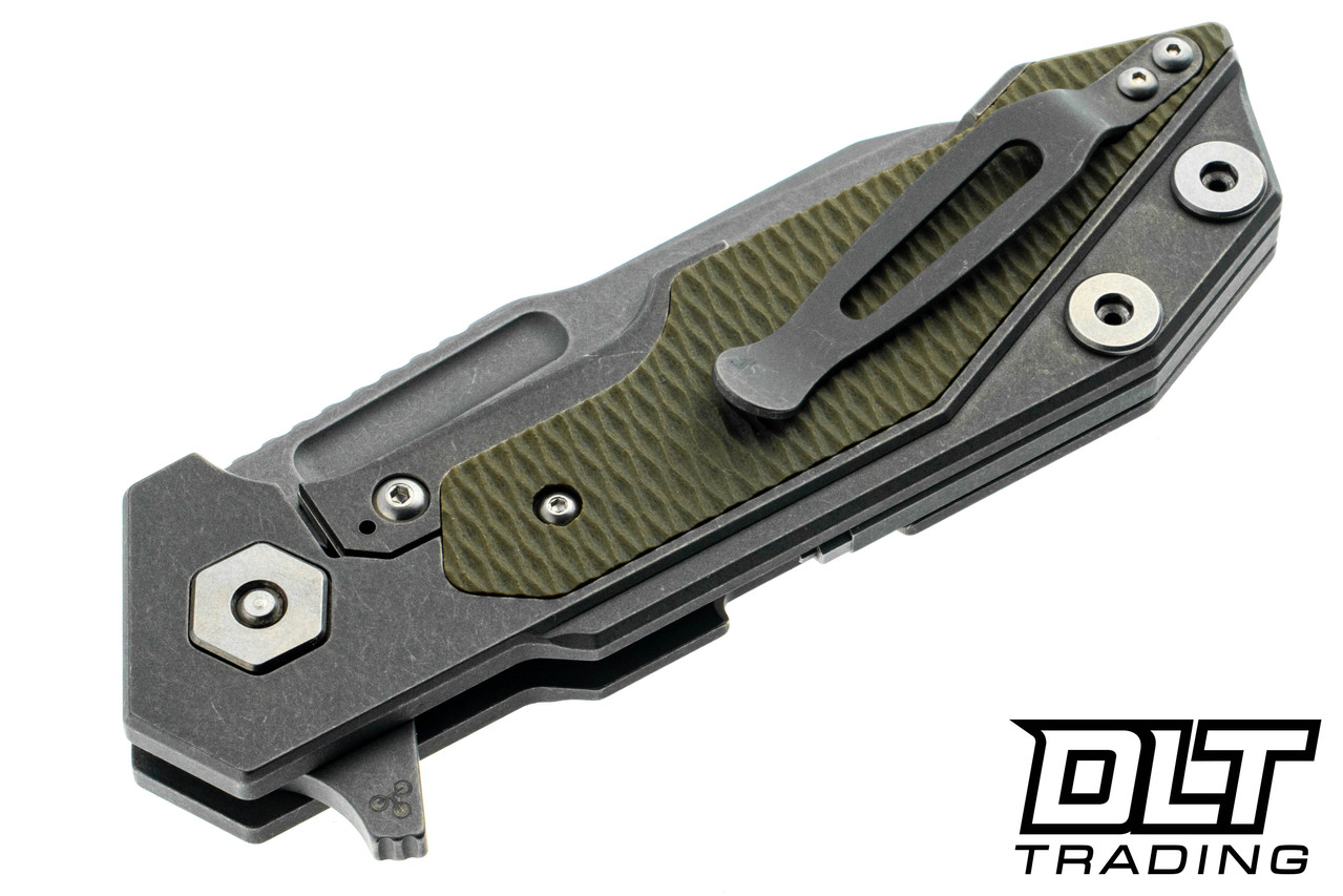 Hinderer Full Track Wharncliffe S45VN - Working Finish Titanium