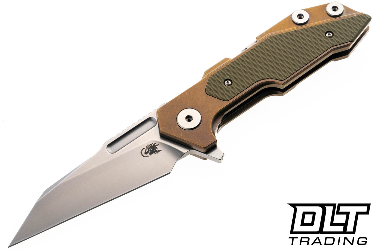 Hinderer Full Track Wharncliffe S45VN - Bronze Anodized Titanium
