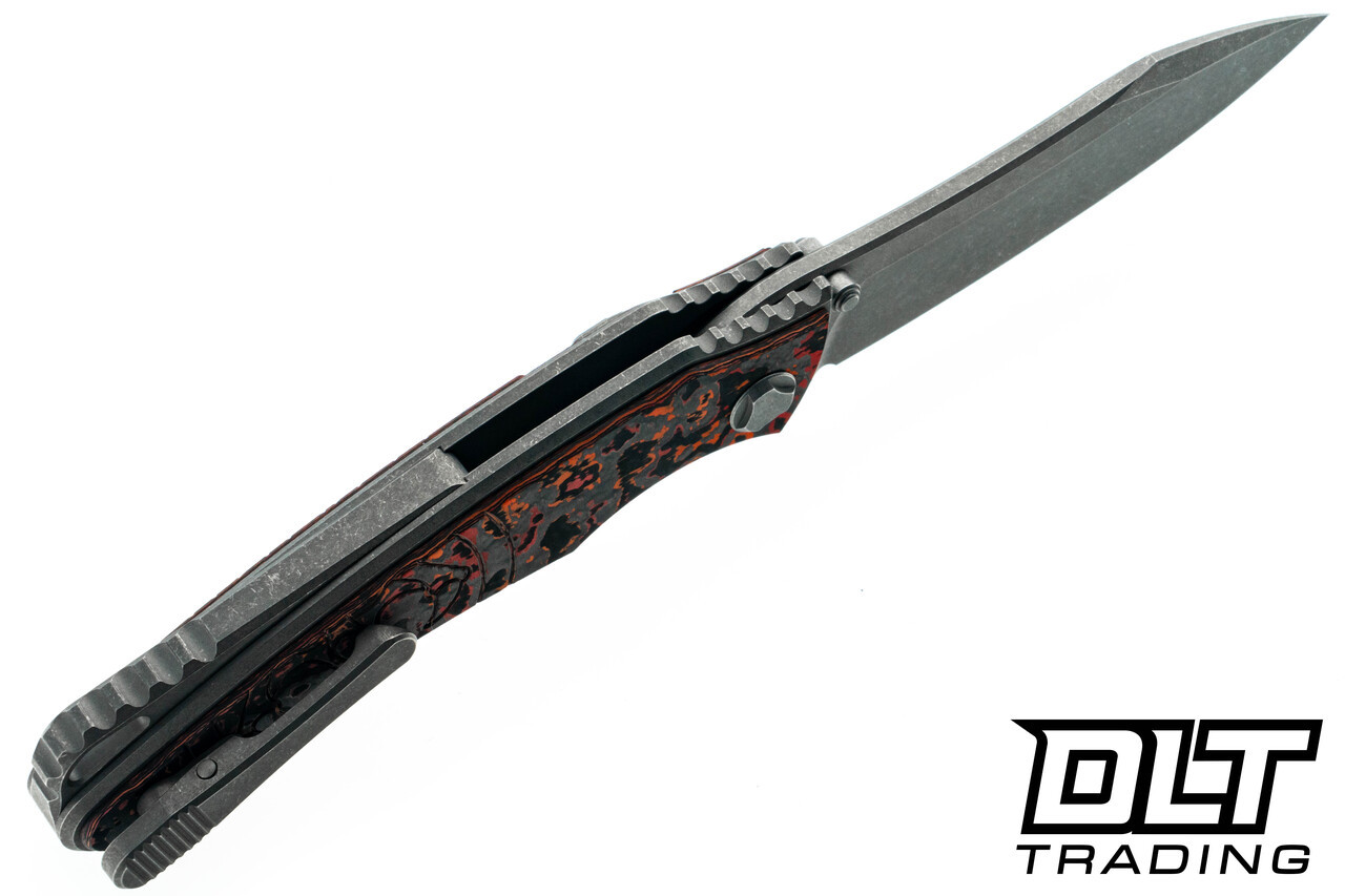 Hawk Knives Talon M390 - Titanium Handle - Mars Valley FatCarbon
