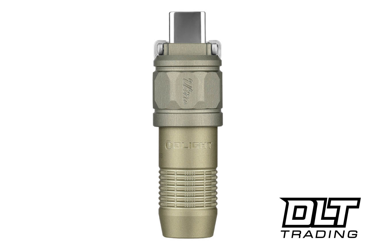 Olight iUltra Olive Green OAL Keychain Flashlight - Olive Green