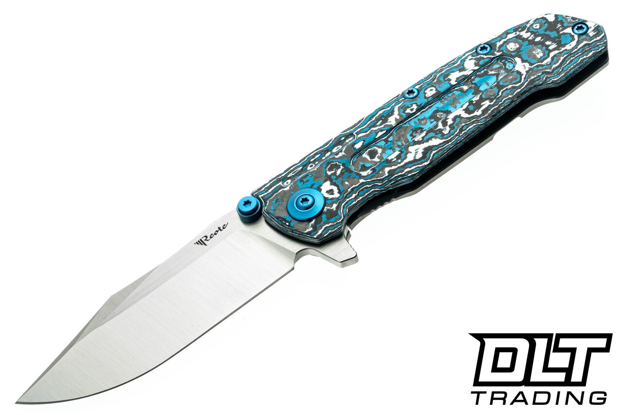Reate 9D-V2 - Frost FatCarbon - 154CM Belt Satin Blade - DLT Trading