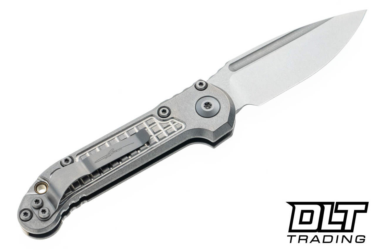 Microtech 1135-10FRMS4 LUDT - Stonewash Frag Pattern Titanium
