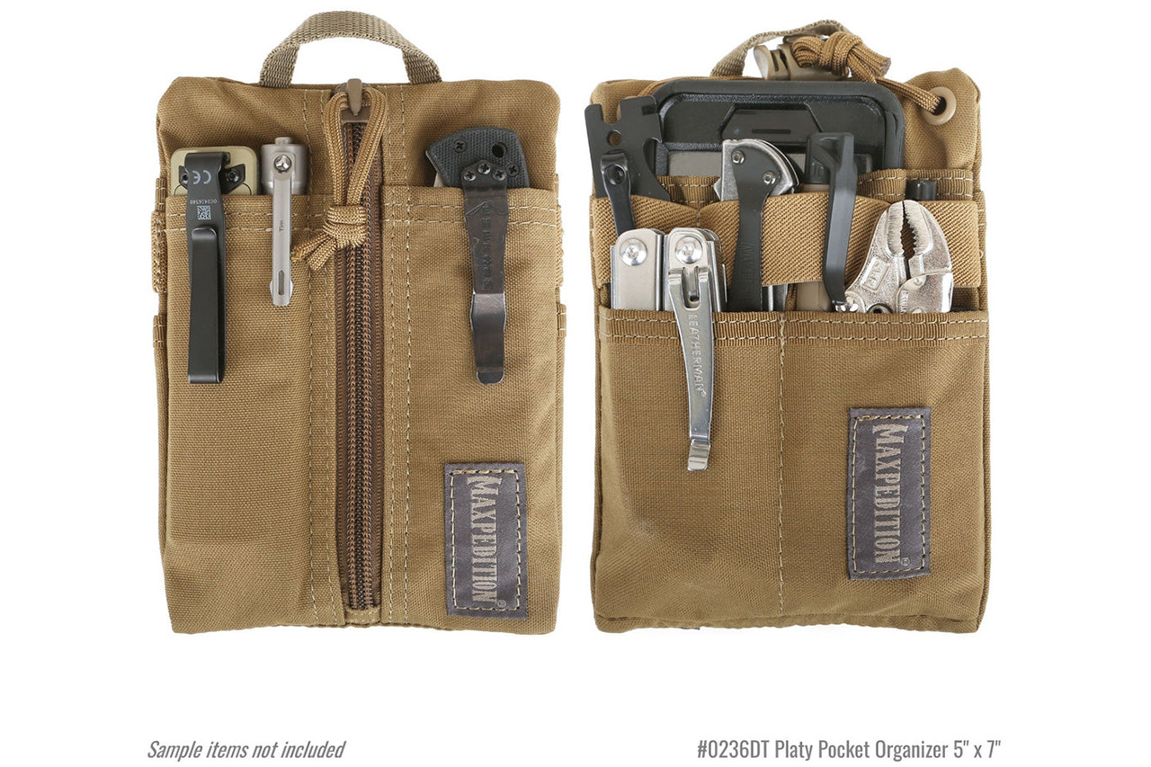 Maxpedition Platy Pocket Organizer 5x7 - Dark Tan - DLT Trading
