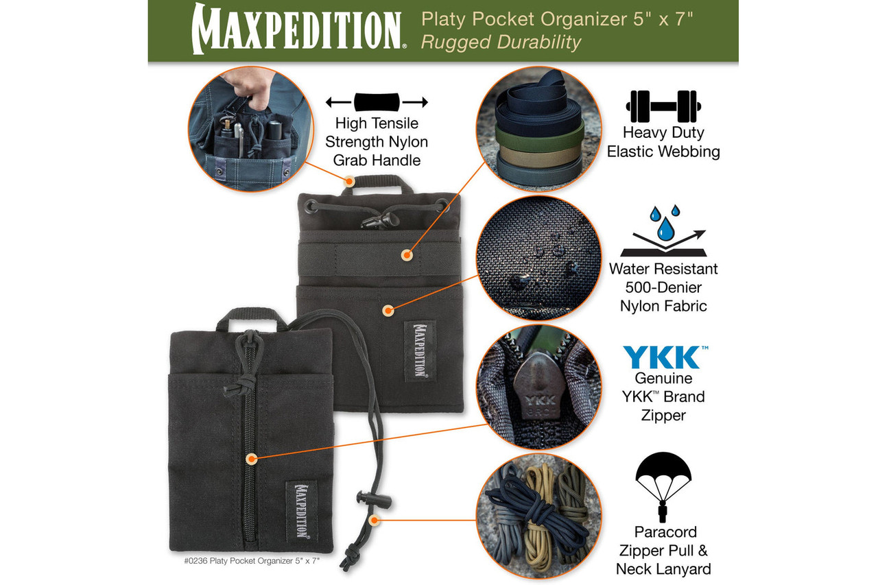 Maxpedition Platy Pocket Organizer - Foliage Green - DLT Trading