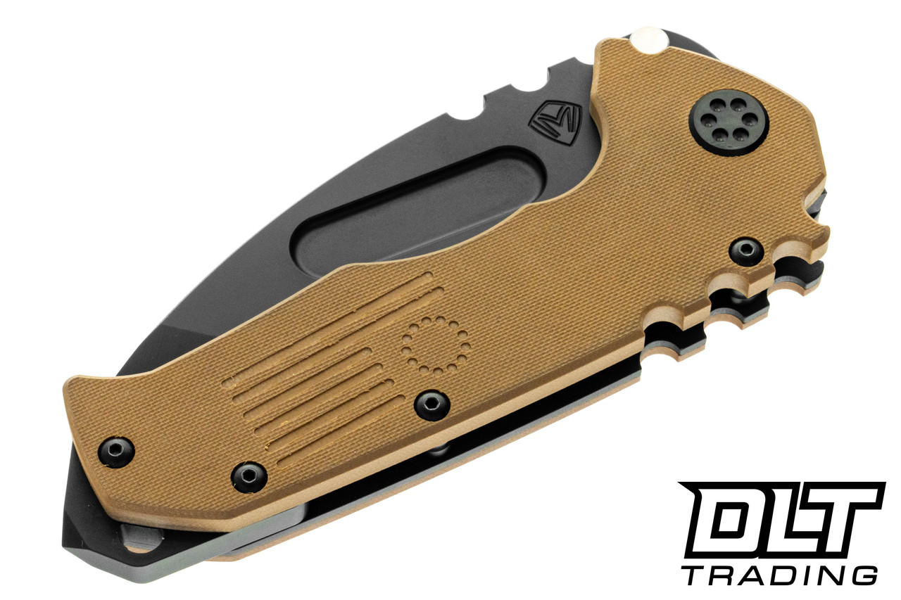 Medford Praetorian Scout M/P - Tanto D2 DLC Blade - Coyote G-10
