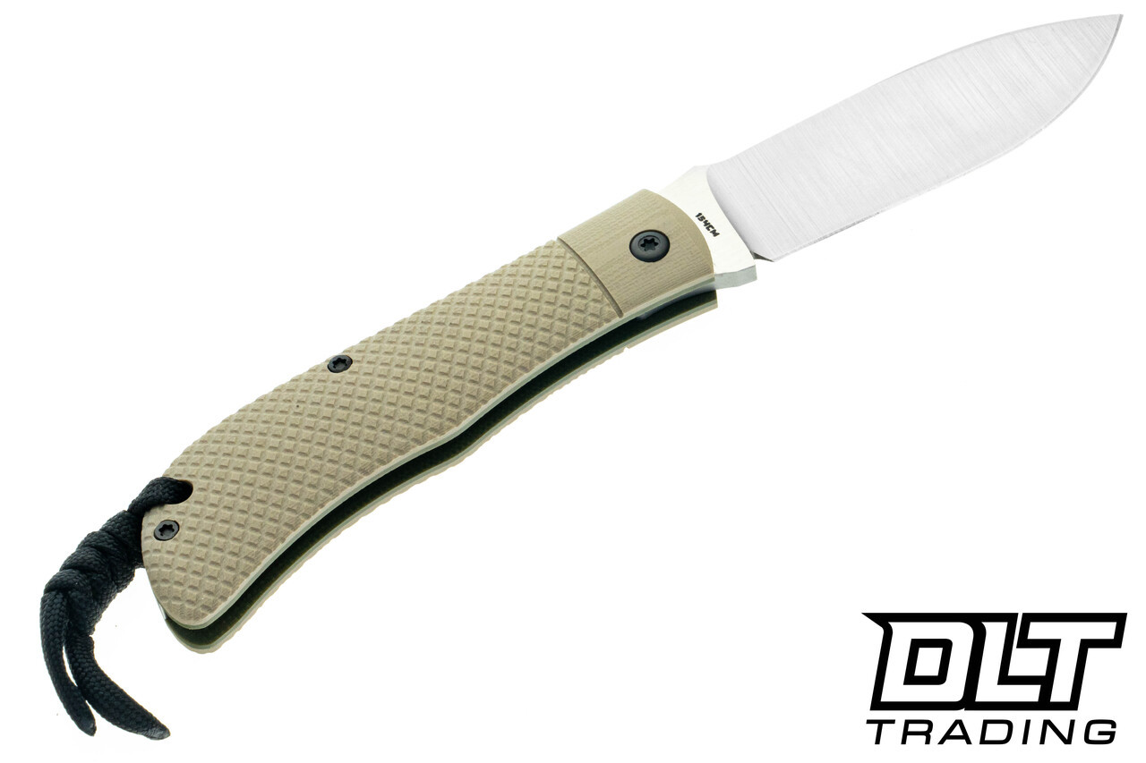 Jack Wolf Timber Jack - Ultralight Series - FDE G-10 Crosshatch