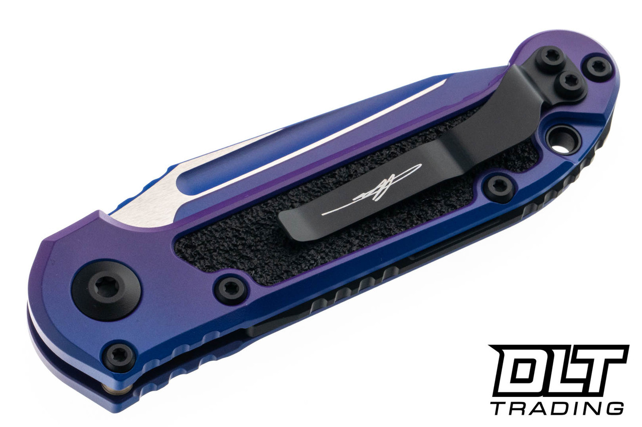 Microtech 1136-1PUAUS-Z4 LUDT Gen III T/E - Aurora Cerakote Handle