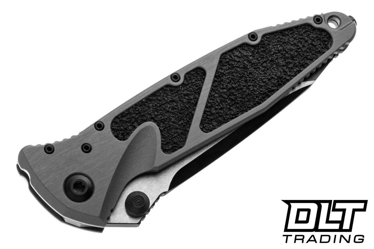 Microtech 161-1NC Socom Elite T/E - Natural Clear Handle - Black