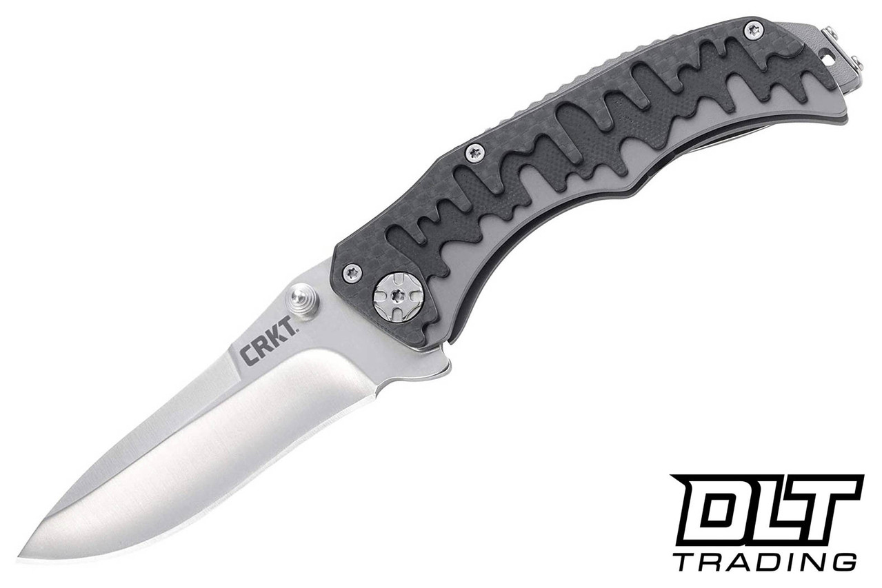 CRKT Drip Tighe - Carbon Fiber & G-10 - Satin 8Cr13MoV Blade - DLT CRKT Drip Tighe - Carbon Fiber & G-10 - Satin 8Cr13MoV Blade - DLT