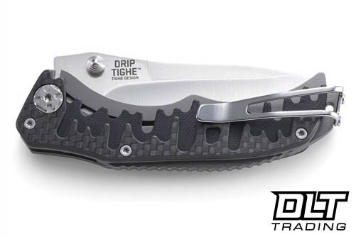 CRKT Drip Tighe - Carbon Fiber & G-10 - Satin 8Cr13MoV Blade - DLT