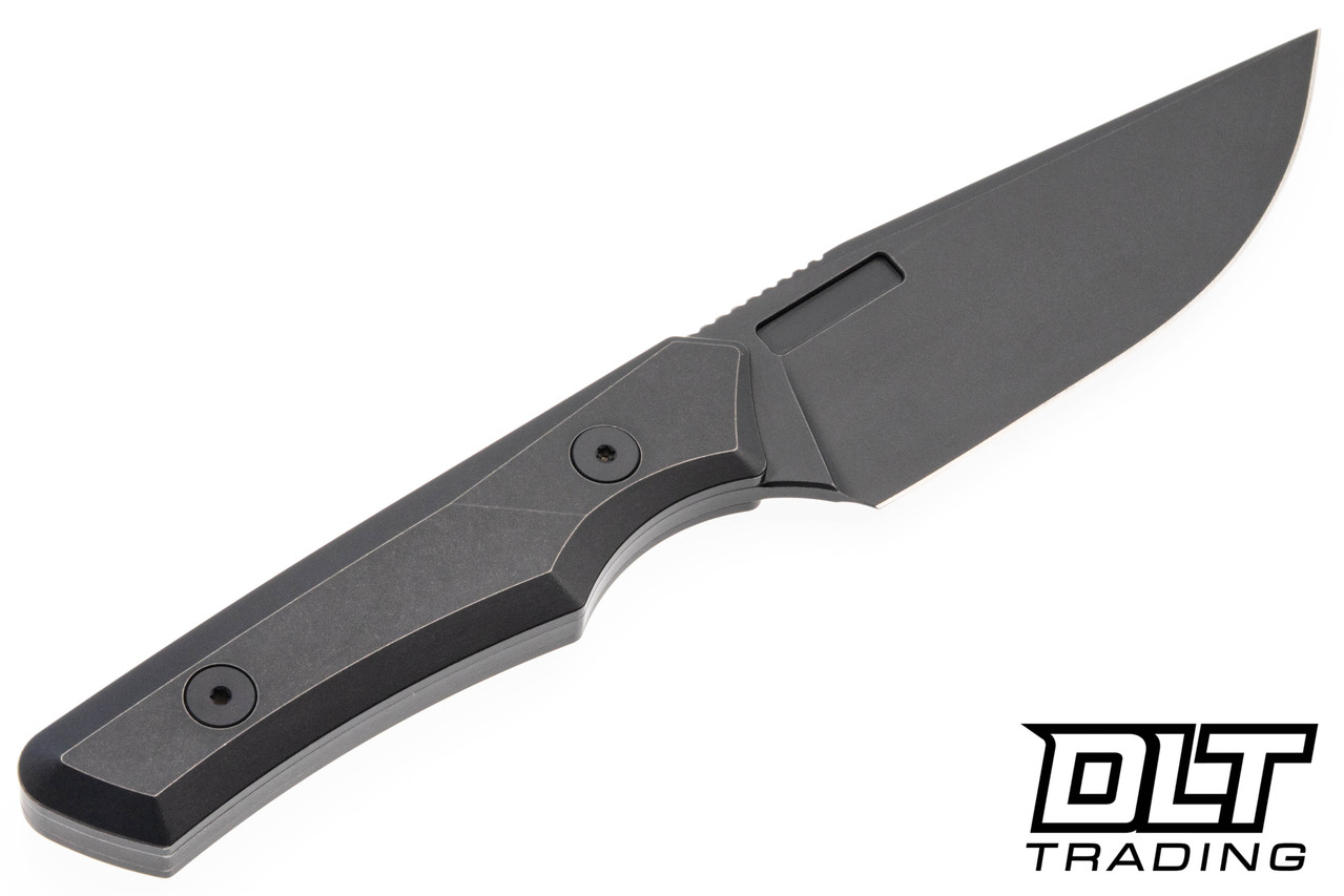 Vero Engineering Myelin Fixed M390 Blade - Blackwash Titanium