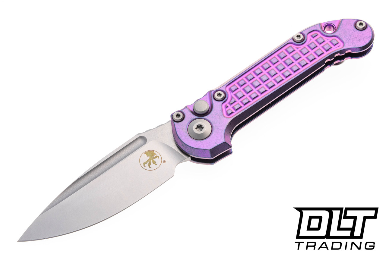 Microtech 1135-10FRMS5 LUDT - Purple Haze Frag Titanium - Purple