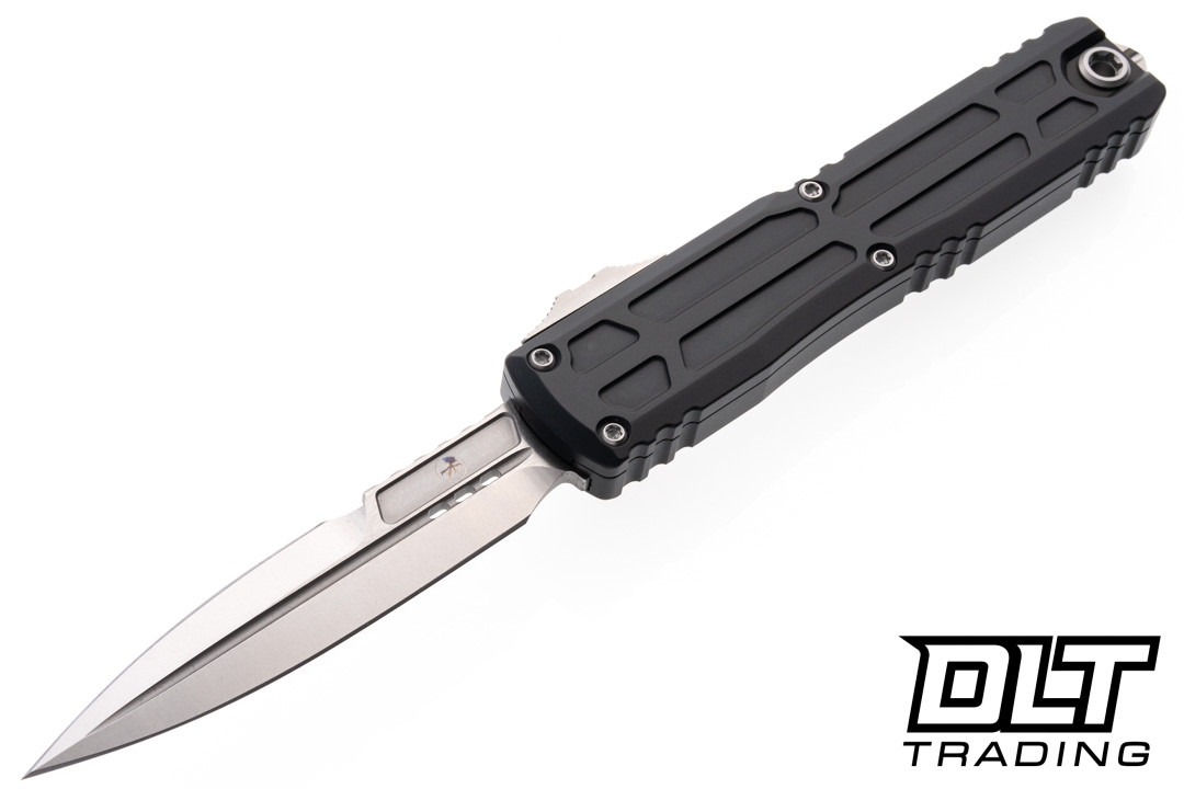 Microtech 1120EX-10S Ultratech EX-ZBP - Black Handle - Stonewash