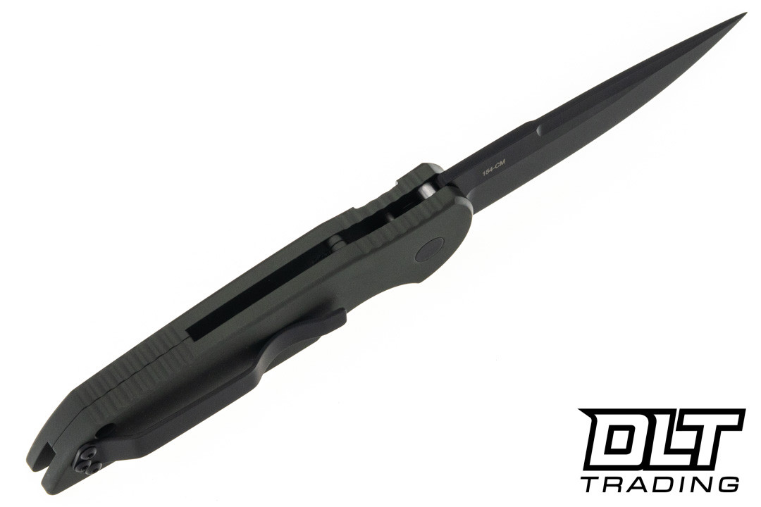 Pro-Tech Tactical Response TR3 - Green Grooved Aluminum - DLC